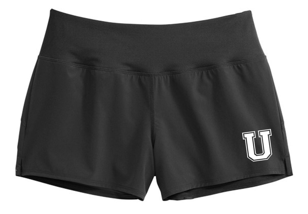 Urbana Hawks LACROSSE Performance Shorts MANY COLORS Available LADIES SIZES S-4XL BLACK