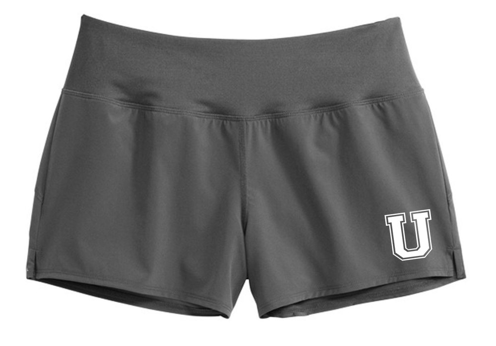 Urbana Hawks LACROSSE Performance Shorts MANY COLORS Available LADIES SIZES S-4XL GRAPHITE