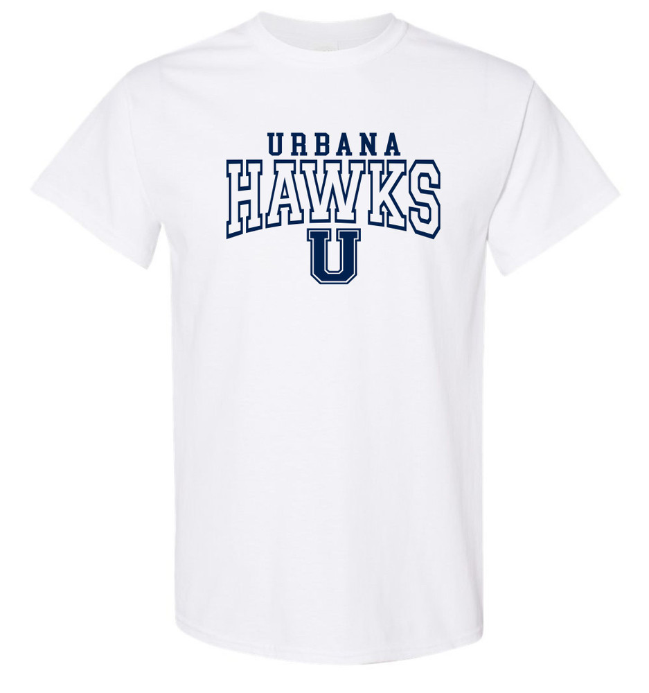 UHS Urbana Hawks UNIFIED SPORTS T-shirt Cotton Many Colors Available SZ S-4XL  WHITE