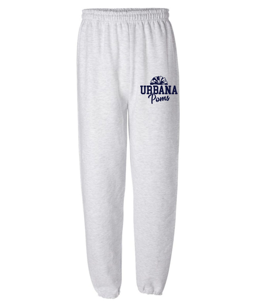 Urbana Hawks Sweatpants Cotton Elastic Cuff Bottom Many Colors Available Size S-3XL ASH
