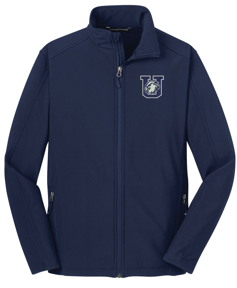 UHS Urbana Hawks Softshell Jacket Many Colors Available YOUTH SZ S-XL   DRESS BLUE NAVY