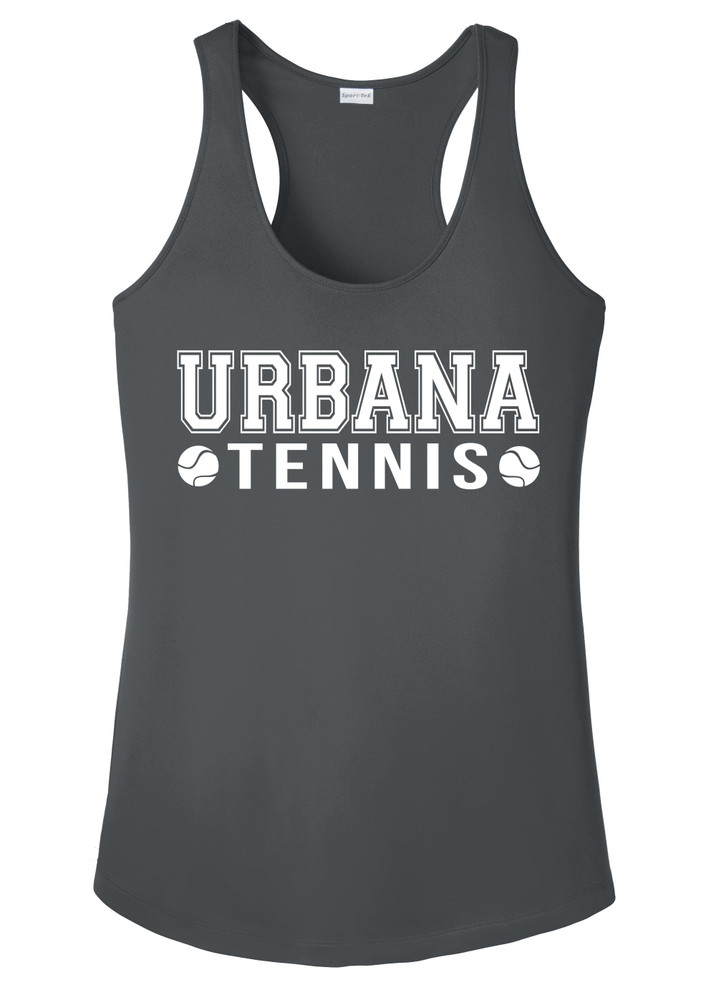 UHS Urbana TENNIS Tank Top Performance MANY COLORS Available LADIES SZ S-2XL IRON GREY