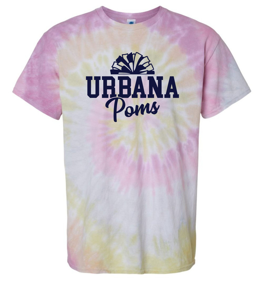 Urbana Hawks POMS T-shirt Cotton TIE DESERT ROSE YOUTH SZ S-L
