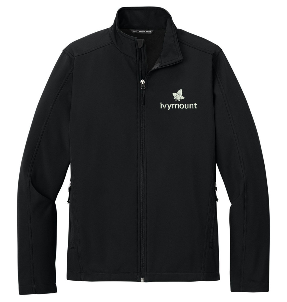 IVYMOUNT Core Soft Shell Jacket PORT AUTHORITY Many Colors Available SZ S-4XL BLACK
