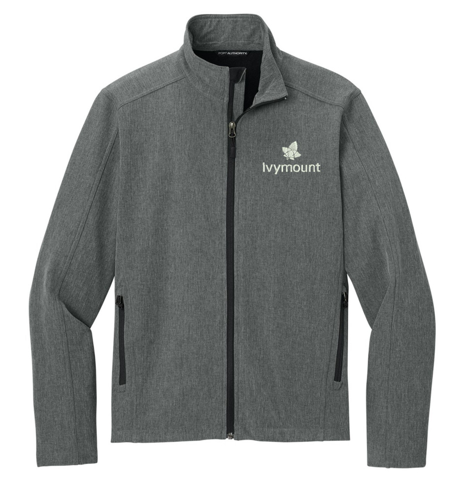 IVYMOUNT Core Soft Shell Jacket PORT AUTHORITY Many Colors Available SZ S-4XL PEARL GREY