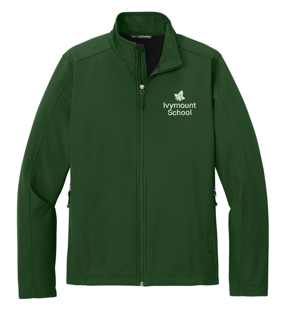 IVYMOUNT SCHOOL Core Soft Shell Jacket PORT AUTHORITY Many Colors Available SZ S-4XL FOREST GREEN