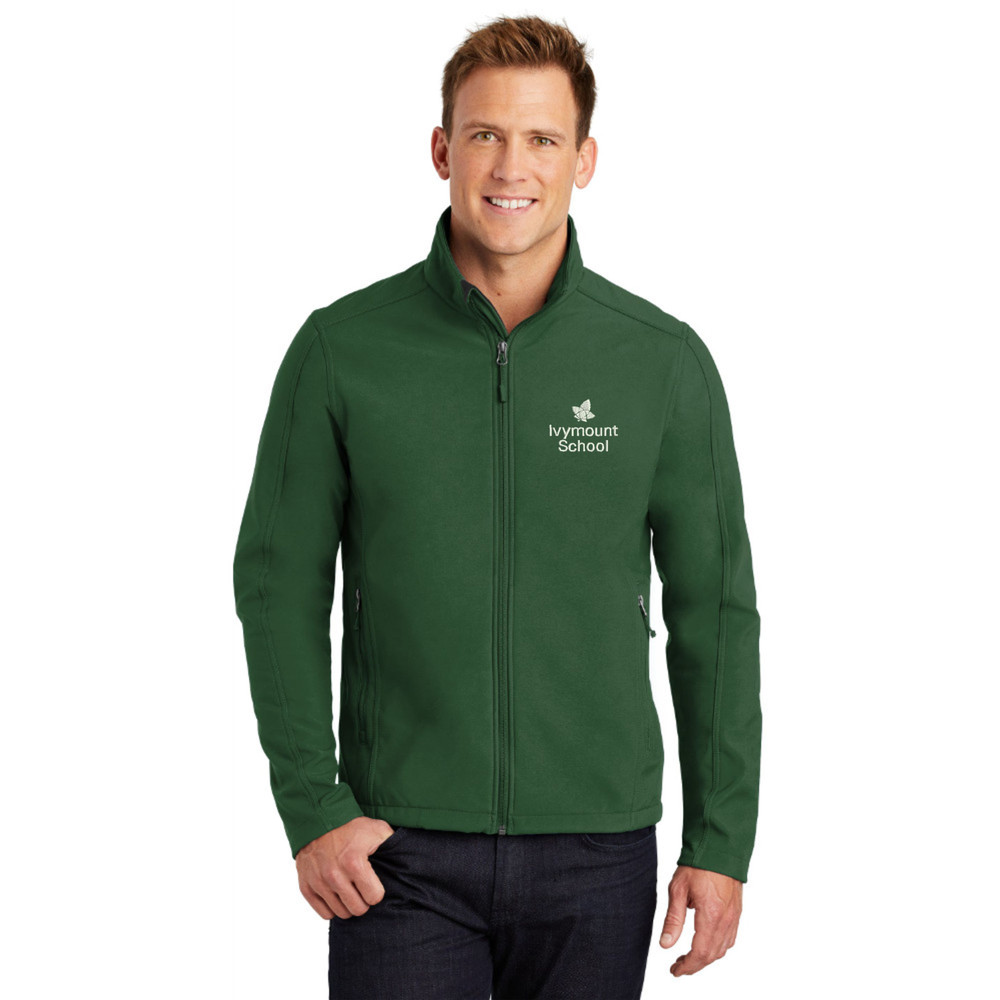 IVYMOUNT Core Soft Shell Jacket PORT AUTHORITY Many Colors Available SZ S-4XL FOREST GREEN MODEL