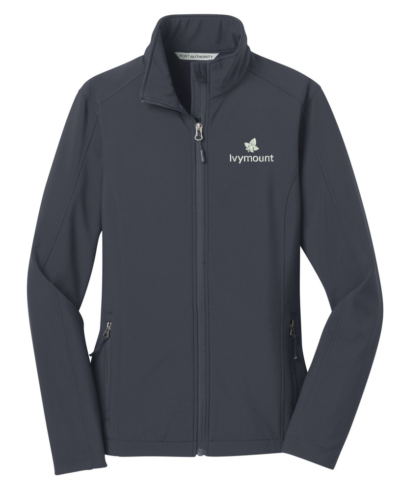 IVYMOUNT Core Soft Shell Jacket PORT AUTHORITY Many Colors Available LADIES SZ S-2XL BATTLESHIP GREYU