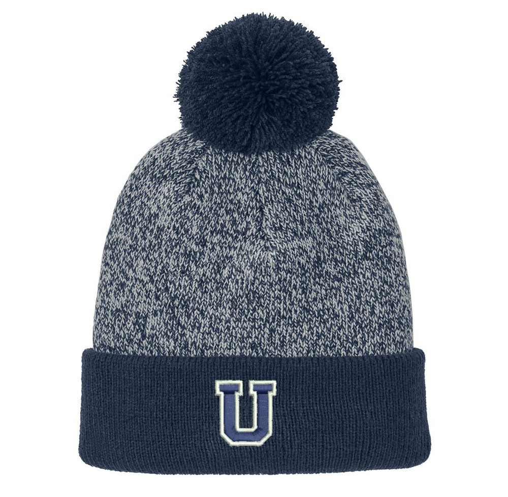 UHS Urbana Hawks BOOSTERS Knit Pom Pom Beanie Hat