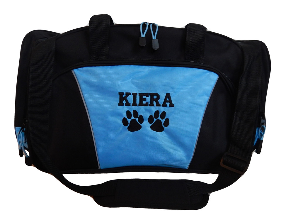 Paw Prints Therapy Dog Vet Tech Personalized Embroidered Duffel