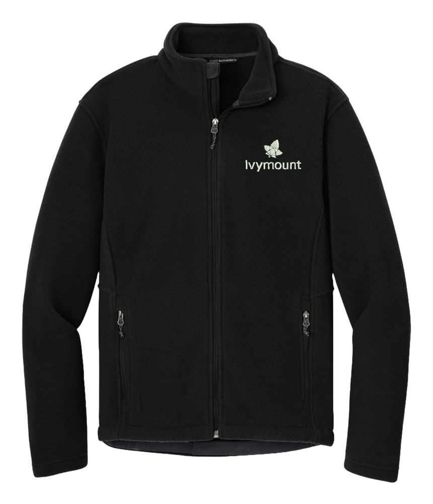 IVYMOUNT FLEECE Jacket PORT AUTHORITY Many Colors Available SZ S-4XL BLACK