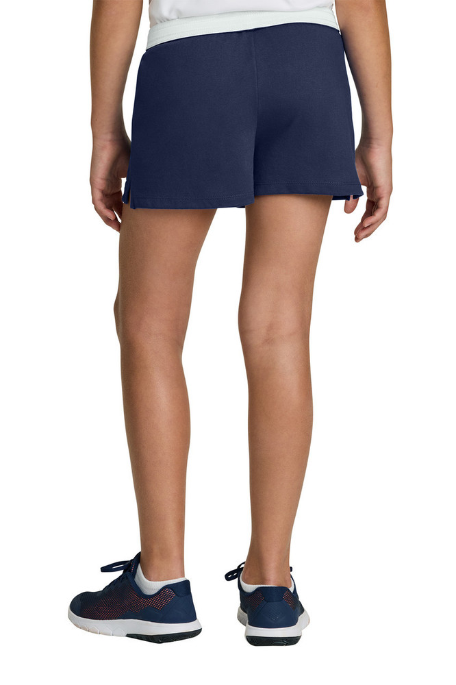 URBANA HAWKS POMS Shorts Squad Cotton YOUTH Many Colors Available SZ S-XL NAVY MODEL BACK