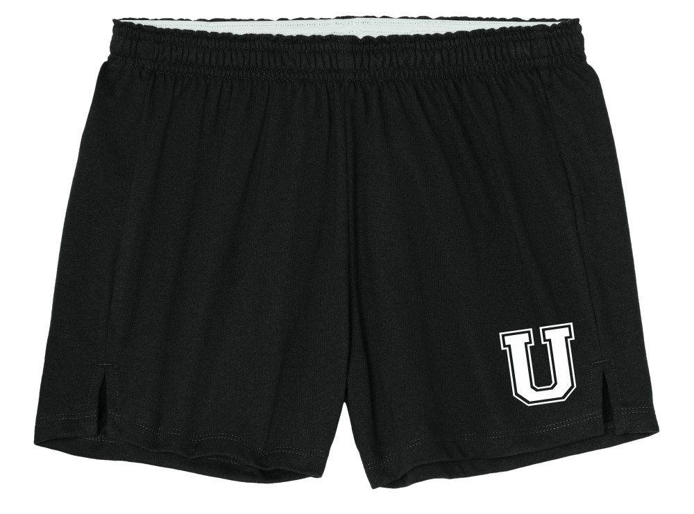URBANA HAWKS POMS U Shorts Squad Cotton YOUTH  Many Colors Available SZ S-XL BLACK