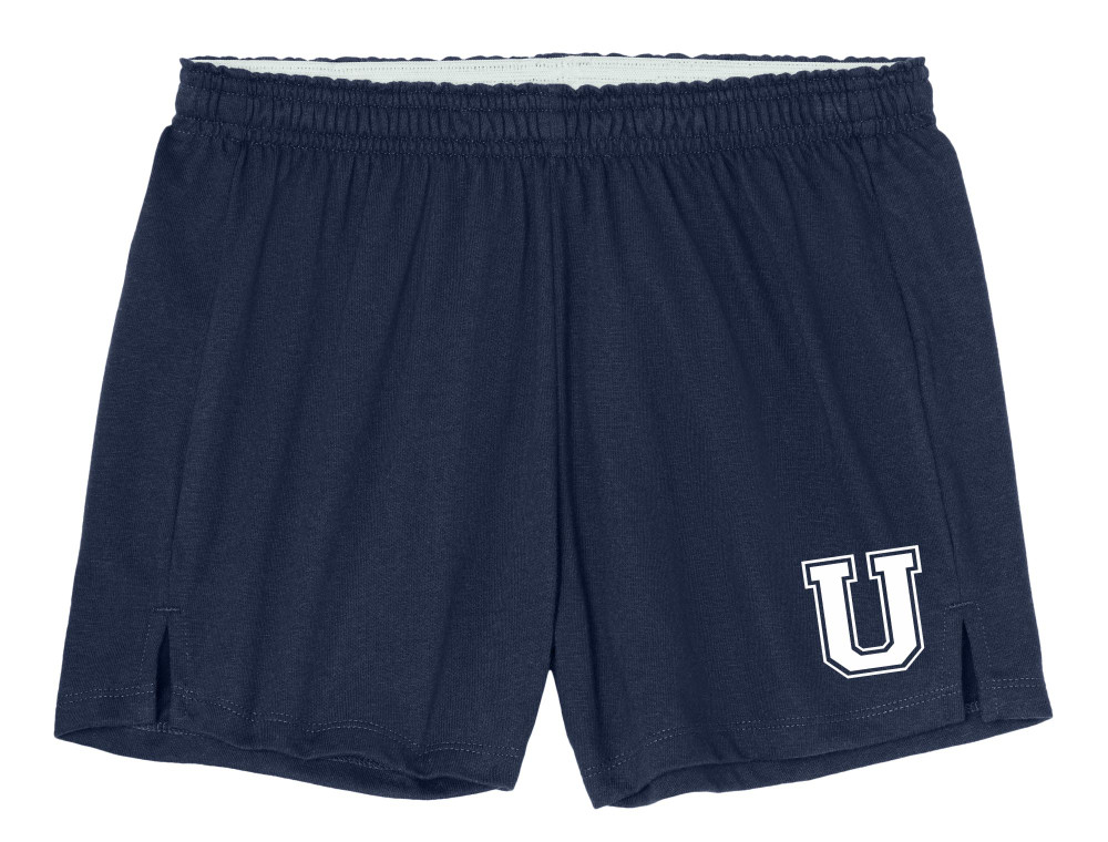 URBANA HAWKS POMS U Shorts Squad Cotton YOUTH  Many Colors Available SZ S-XL NAVY
