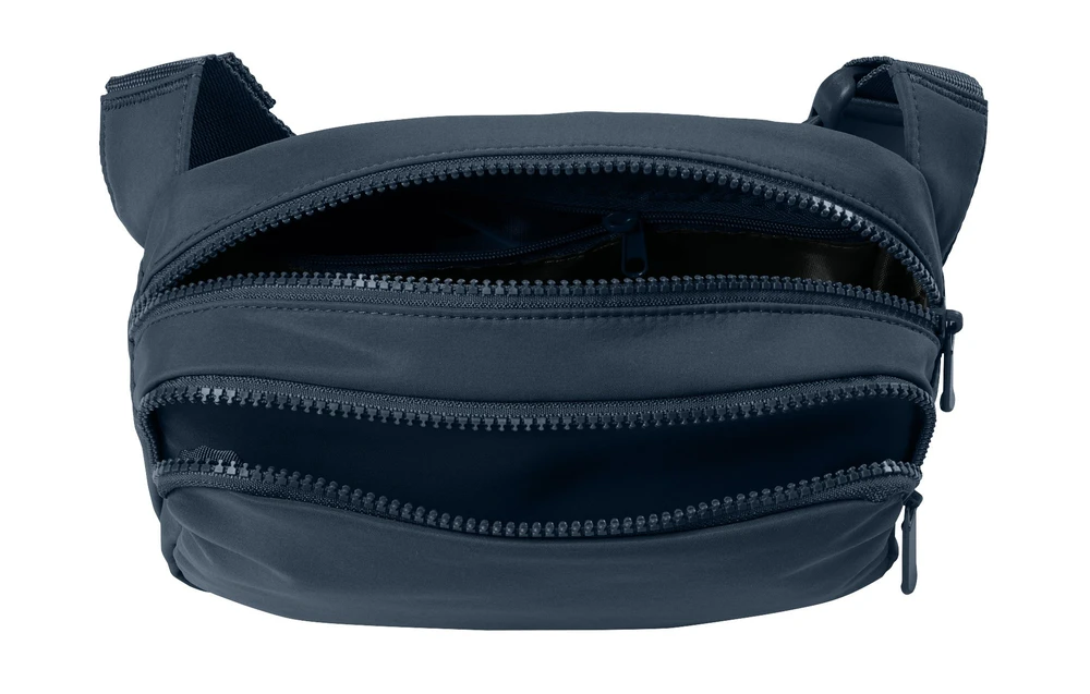 Crossbody Dual-Compartment Sling Bag INSIDE