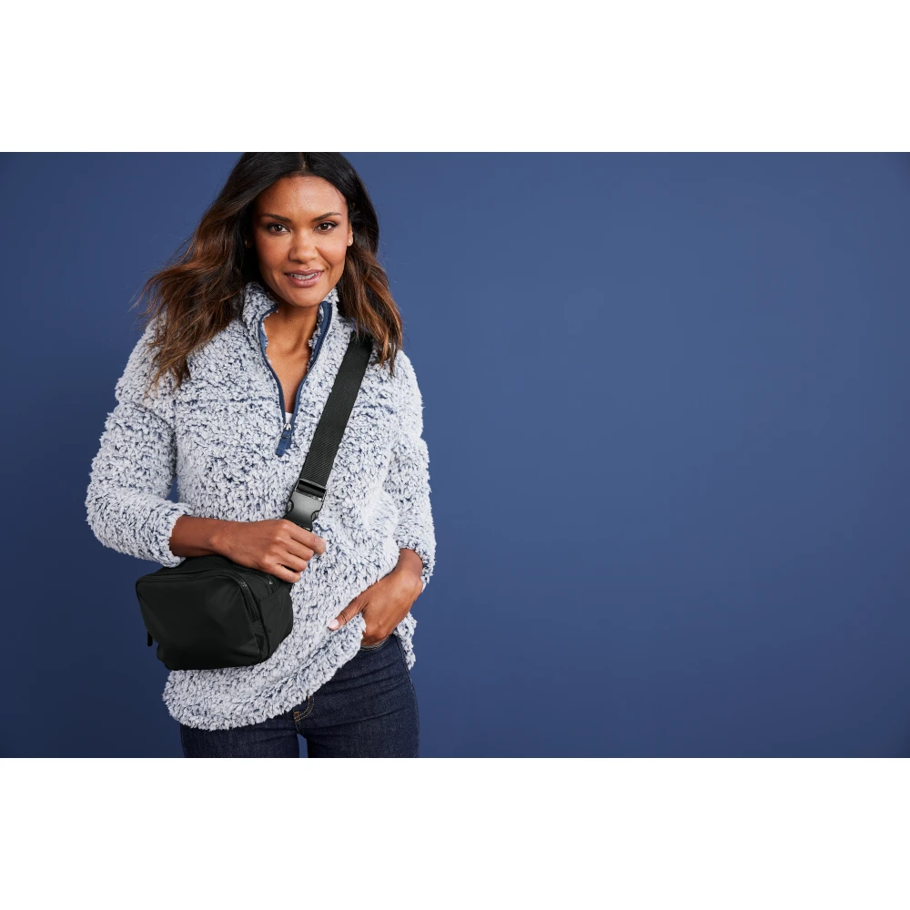 Crossbody Dual-Compartment Sling Bag