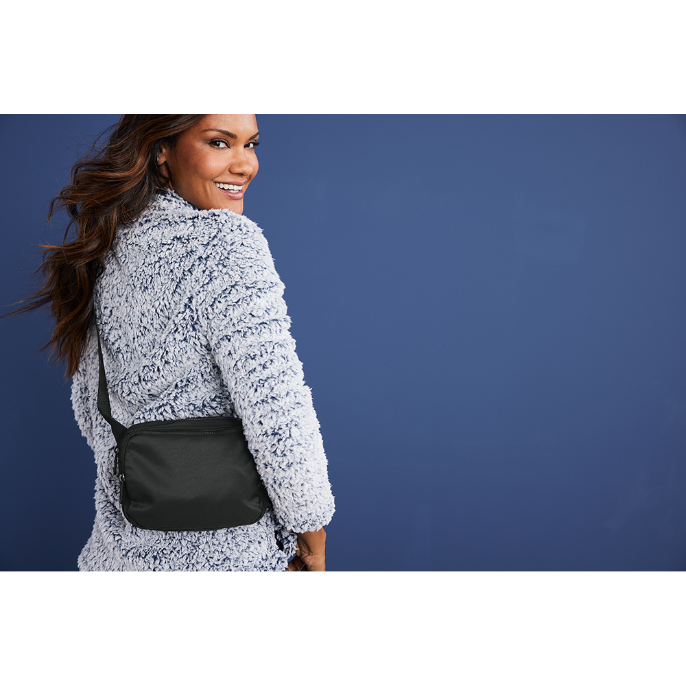 Crossbody Dual-Compartment Sling Bag