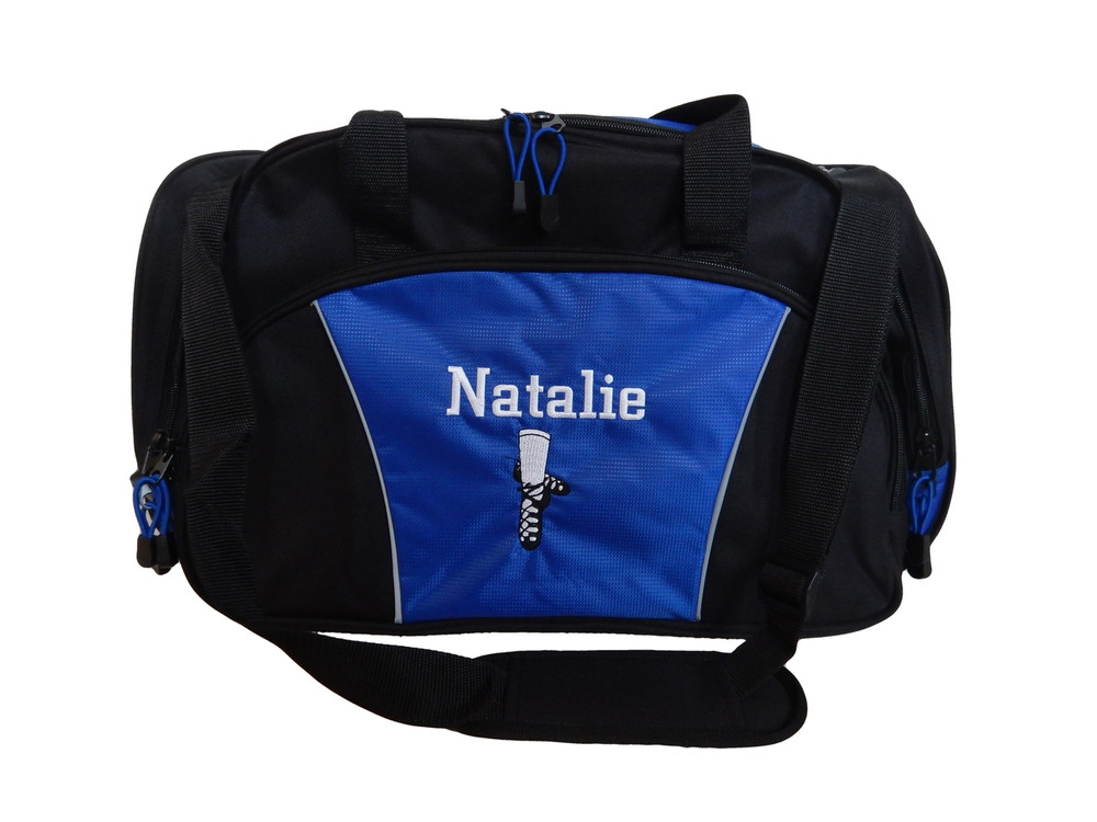 Ghillie Girl Shoes Celtic Jig Irish Dance Personalized Embroidered ROYAL BLUE Duffel Bag Font Style CHICAGO