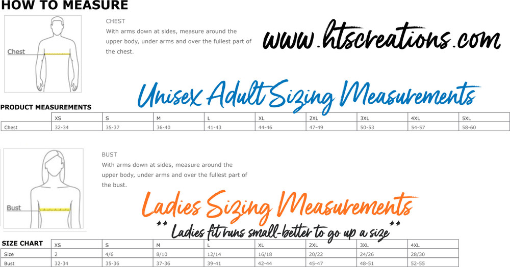 Softshell Jacket  Sizing Chart