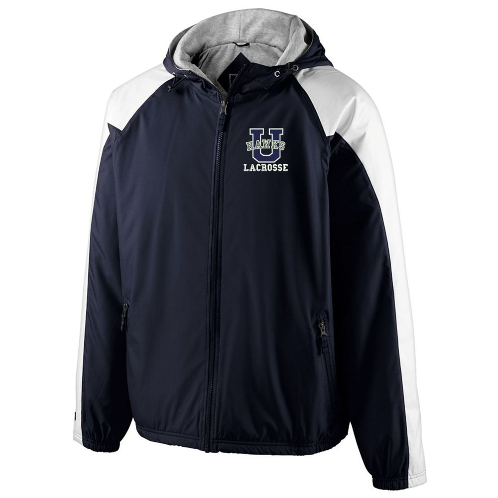 Urbana Hawks Jacket LACROSSE Holloway Homefield Hooded Windbreaker EMBROIDERED Personalization Available YOUTH SZ S-XL NO NAME PERSONALIZATION