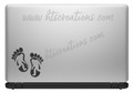 Big Foot Yeti Sasquatch Footprint Adventure Hiking Hunting Vinyl Decal Laptop Car Mirror Truck Mirror