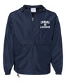 Urbana Hawks LACROSSE Jacket Packable Lightweight Quarter-Zip CHAMPION Many Colors Available Sz S-3XL NAVY