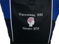 Neuro Neurosurgeon Brain ICU Medical Nursing Nurse ER ROYAL BLUE Tote Bag Font Style JESTER