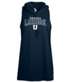 Urbana Hawks LACROSSE T-shirt Performance BADGER B-Core Hooded Sleeveless Racerback Tank Top Many Colors Available LADIES SZ XS-4XL NAVY