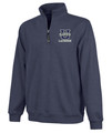 Urbana Hawks LACROSSE Qtr Zip CHARLES RIVER Crosswinds Cotton Pullover with Pockets Personalization Available Many Colors Available SZ S-4XL NAVY HEATHER