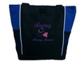 Heart Stethoscope Nursing Student ROYAL BLUE Tote Bag Font Style ANNIVERSARY