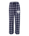 Urbana Hawks Flannel Lounge Pants with Pocket Boxercraft LADIES NAVY/SILVER Sizes S-2XL