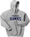 UHS Urbana Hawks BOOSTERS Cotton Hoodie Sweatshirt SZ S-3XL  SPORT GREY