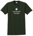 IVYMOUNT SCHOOL T-shirt Cotton Many Colors Available SZ S-4XL  FOREST GREEN