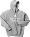 IVYMOUNT SCHOOL Cotton Hoodie Sweatshirt Many Colors Available SZ S-3XL SPORTS GREY WHITE PRINT