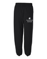 IVYMOUNT SCHOOL Sweatpants Cotton ELASTIC CUFF Colors BLACK or Sports Grey Available YOUTH SIZES S-XL  BLACK