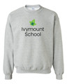 IVYMOUNT SCHOOL Cotton Crewneck Sweatshirt MULTICOLOR PRINT Available Colors SPORTS GREY YOUTH SZ S-XL