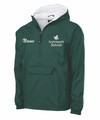 IVYMOUNT SCHOOL Half Zip Pullover Nylon Jacket Charles River Personalization Available UNISEX Size S-3XL  FOREST