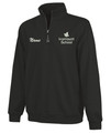 IVYMOUNT SCHOOL Qtr Zip CHARLES RIVER Crosswinds Cotton Pullover Personalization Available Many Colors Available SZ S-4XL BLACK