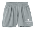 IVYMOUNT SCHOOL SPORT TEK Shorts Performance 5"with Pockets Many Colors Available YOUTH SZ S-XL SILVER