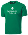 IVYMOUNT SCHOOL T-shirt Performance Posi Charge Competitor Many Colors Available YOUTH SZ S-XL  KELLY GREEN