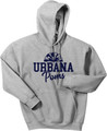 Urbana Hawks POMS Cotton Hoodie Sweatshirt Many Colors Available SZ S-3XL SPORT GREY
