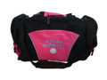 Volleyball Coach Mom Team Personalized Embroidered HOT PINK DUFFEL Font Style CHILDS PLAY