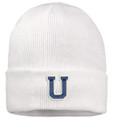 URBANA HAWKS LACROSSE U Knit Beanie Hat Many Colors Available WHITE