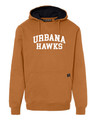 Urbana Hawks LACROSSE Woodland Fleece Hoodie HEAVYWEIGHT Sweatshirt DRI DUCK Many Colors Available Sz S-5XL SADDLE