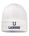 URBANA HAWKS LACROSSE Fleece Lined Beanie Hat Many Colors Available  WHITE