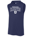 Urbana Hawks LACROSSE Sport Tek Hoodie Performance Sleeveless T-shirt Many Colors Available Sz S-2XL NAVY