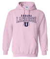 Urbana Hawks LACROSSE Cotton Hoodie Sweatshirt LIGHT PINK SZ S-3XL