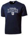 Urbana Hawks TENNIS T-shirt Performance Posi Charge Competitor Many Colors Available SZ XS-4XL NAVY