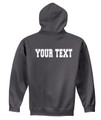 UHS Urbana Hawks Cotton Hoodie Sweatshirt Many Colors Available UNIFIED TRACK SZ S-3XL  CHARCOAL GREY BACKSIDE