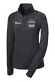 UHS Urbana Hawks UNIFIED SPORTS TRACK Half Zip Performance Stretch Sport Wick Polyester Spandex Pullover Many Colors Available LADIES SIZES S-4XL IRON GREY with NAME PERSONALIZATION